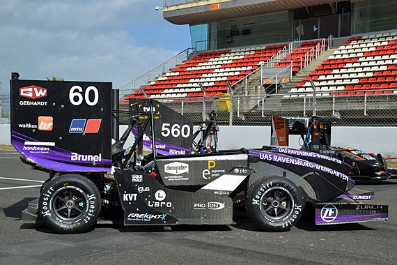 Závodní vozy Formula Students s plastovými pastorky na míru vyrobenými z vysoce výkonných polymerů iglidur®