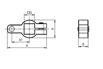 drylin® Q initiating trigger incl. cylindrical pin for triggering