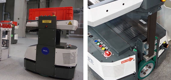 DTS od firmy Knapp s osami ozubených řemenů drylin® ZLW na zdvižné plošině