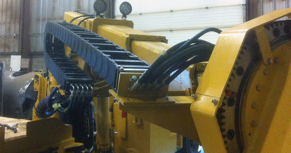 Pracovní plošina pro ražení tunelů