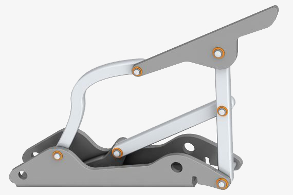 iglidur® plain bearings in multiple-joint hinges