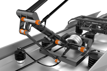 Venkovní aplikace – pantograf, sběrač