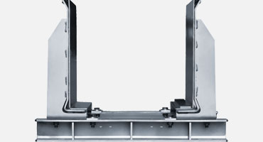 Ocelový vodicí žlab