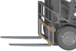 Tyčový materiál iglidur® v hrotech vidlice