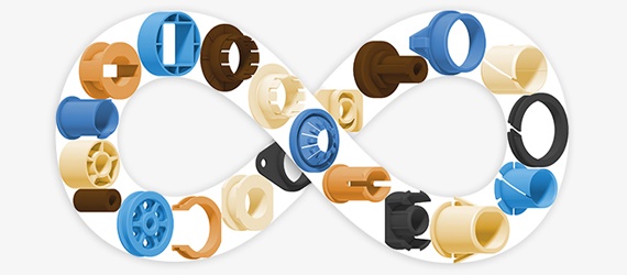 Various components made of iglidur high-performance polymers