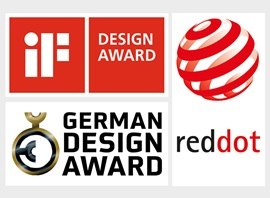 Logos IF, Red Dot, German Design Award