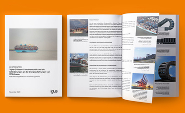 Studie pro jeřáby pro kontejnerové lodě Triple E-class